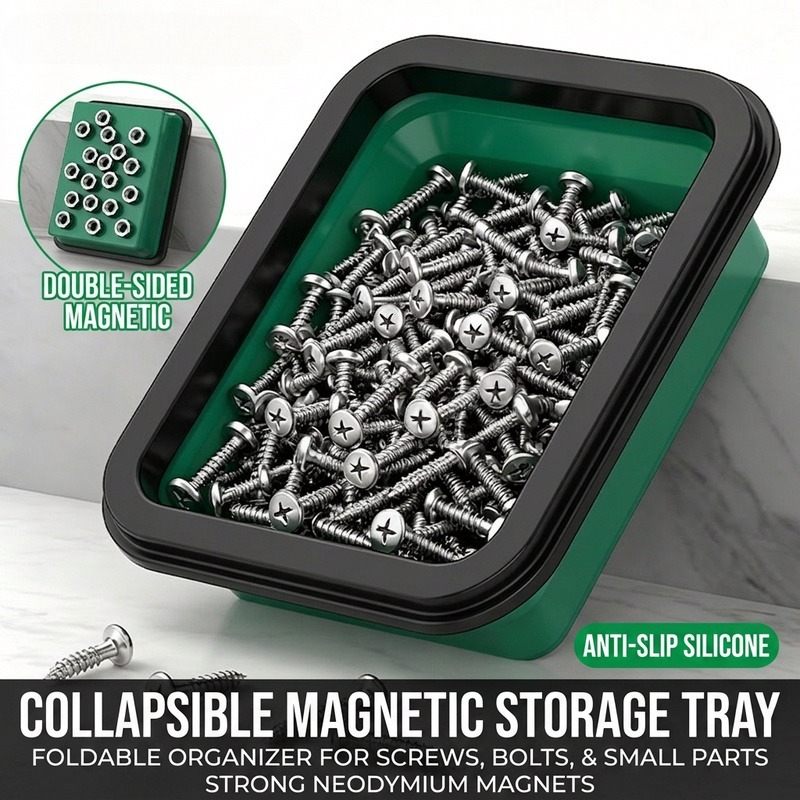 Magnetic Parts Tray - Magnetic Tray Silicone Organizer Screws With