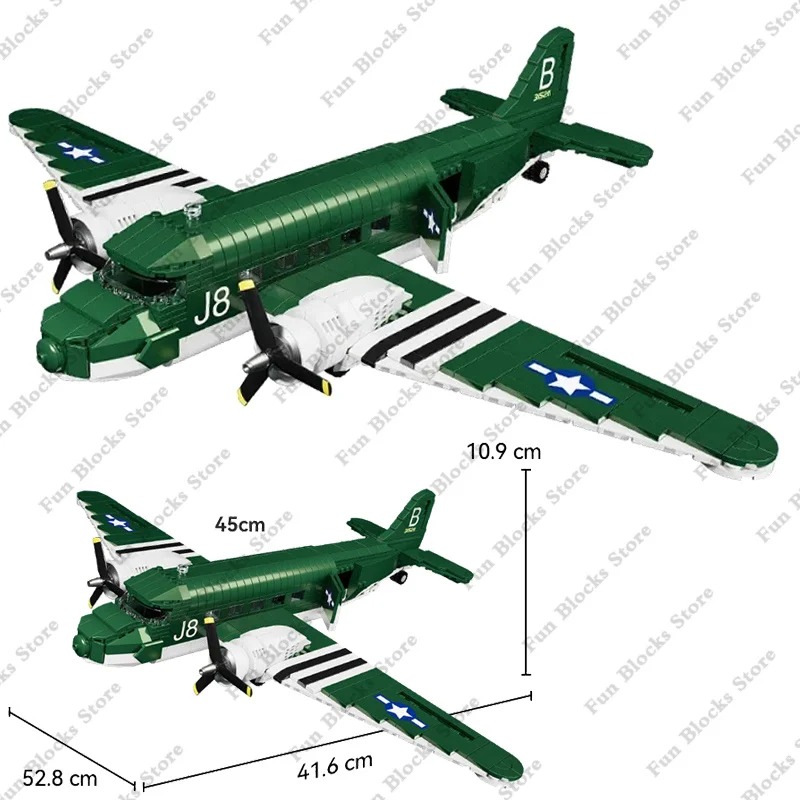 WW2 US Military Transport Airc - Hand Plane Block review and price