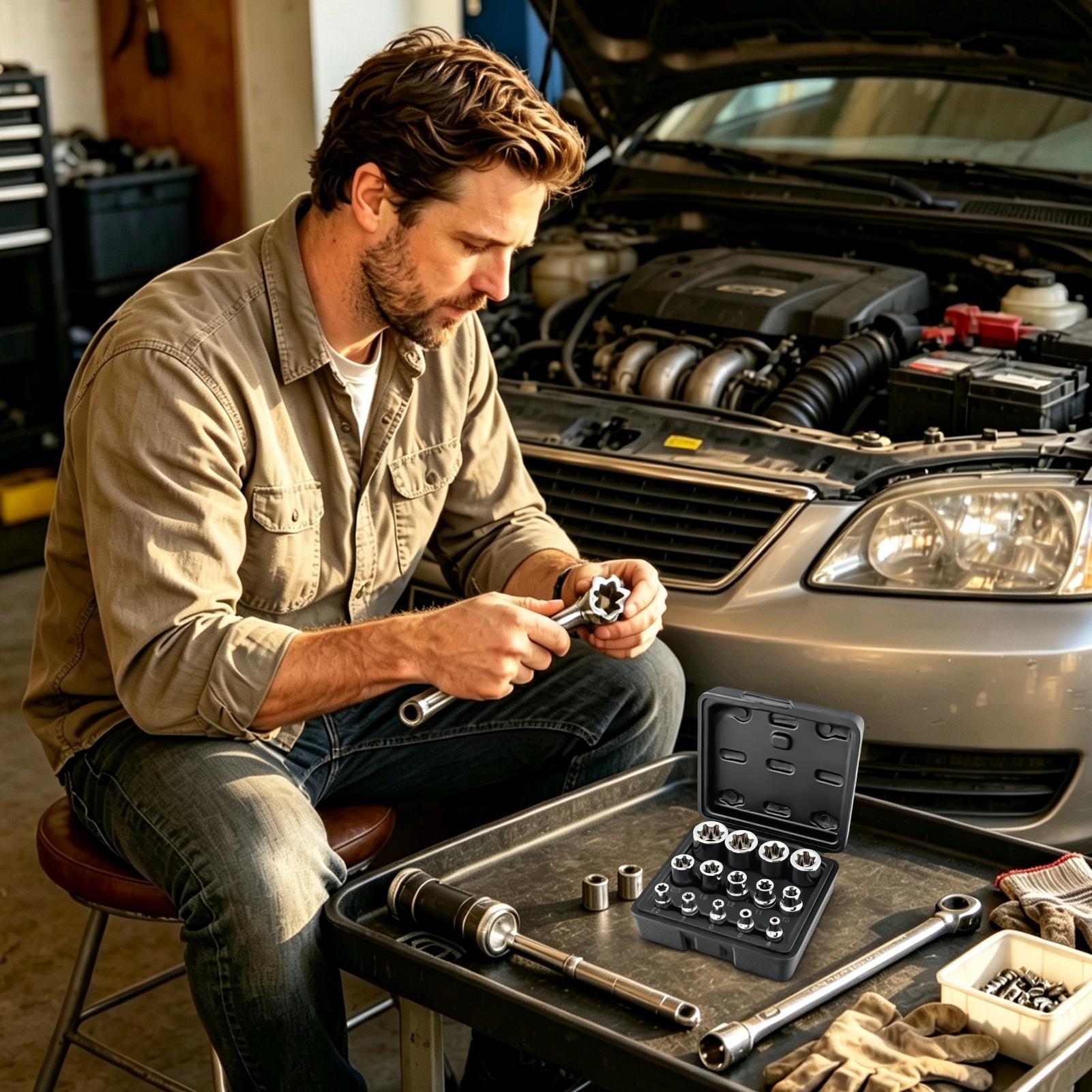 Socket Set Portable Heavy-Duty - Tools & Workshop Equipment review and price