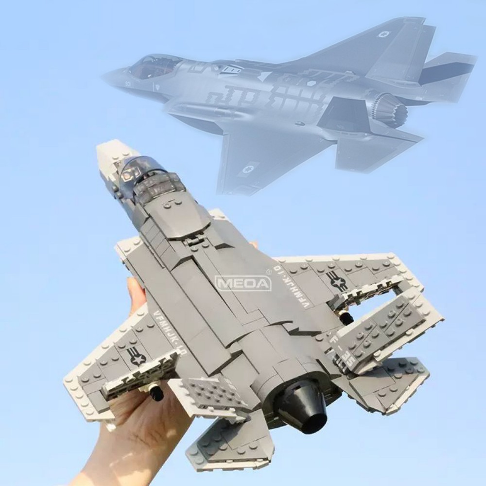 646pcs F-35 Lightning II Plane - Hand Plane Block review and price