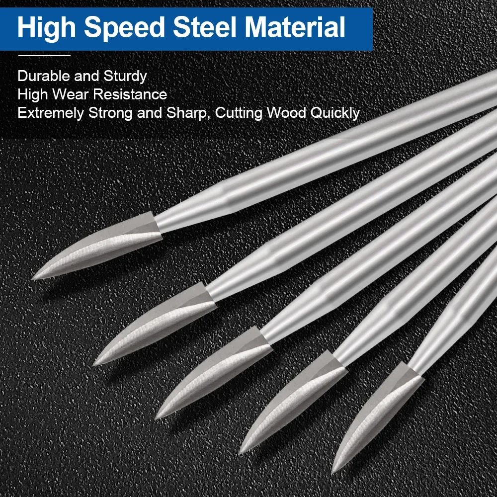 5 Pcs Rotary Tool Wood Carving - Chisel Set Wood review and price