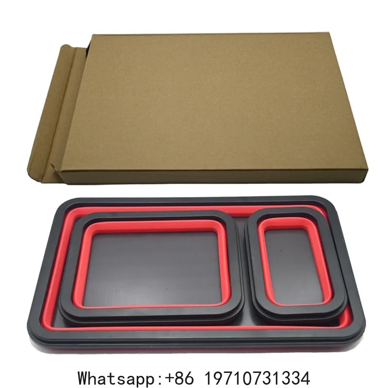 3Pcs Collapsible  Parts Set 3  - Magnetic Parts Tray review and price