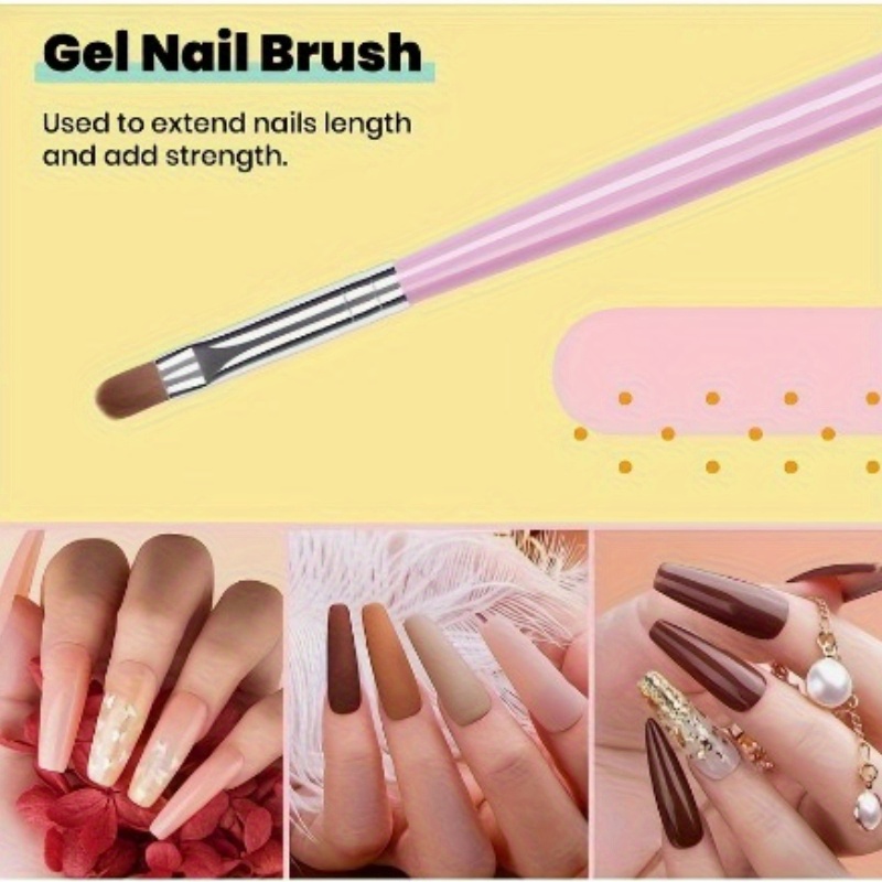 6pcs Nails Art Brushes Set Man - Chisel Set Wood review and price