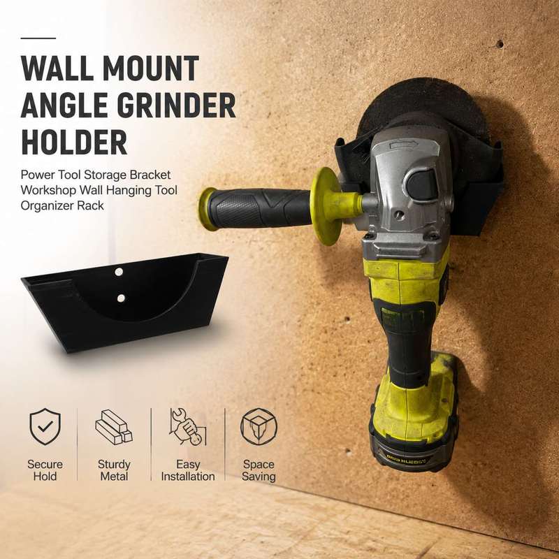 Angle Grinder Wall Mount Brack - Workshop Tools Hanger review and price