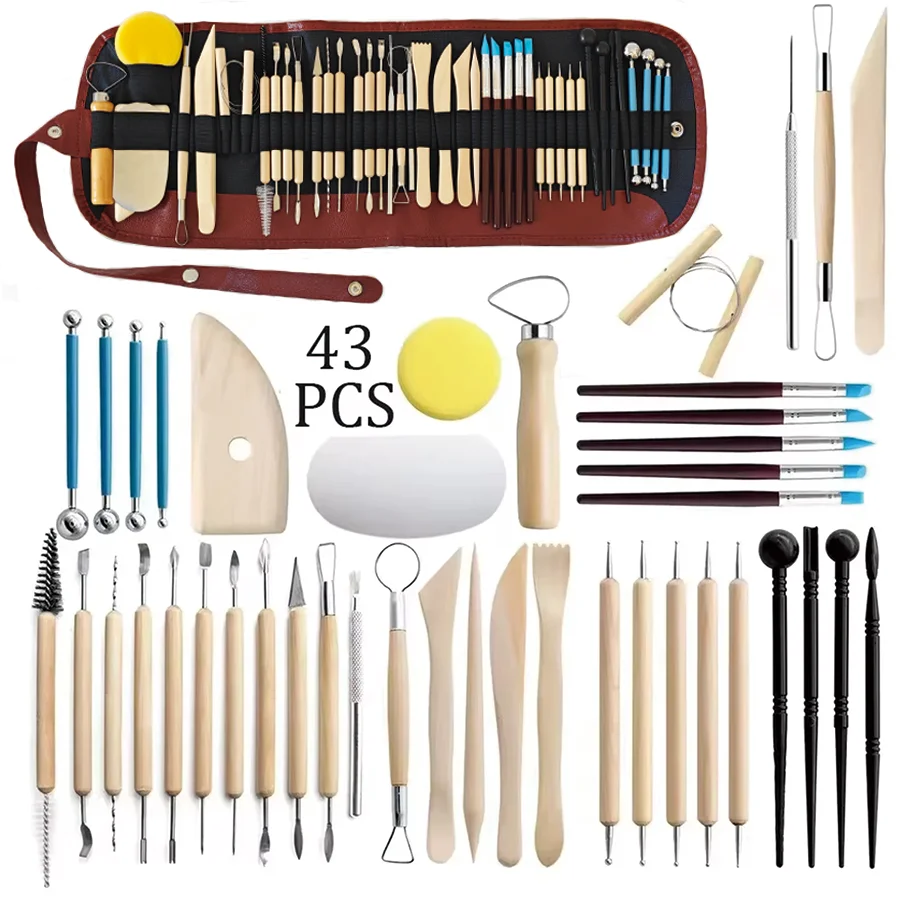 8-61PCS Pottery Tool Set - Cer - Chisel Set Wood review and price
