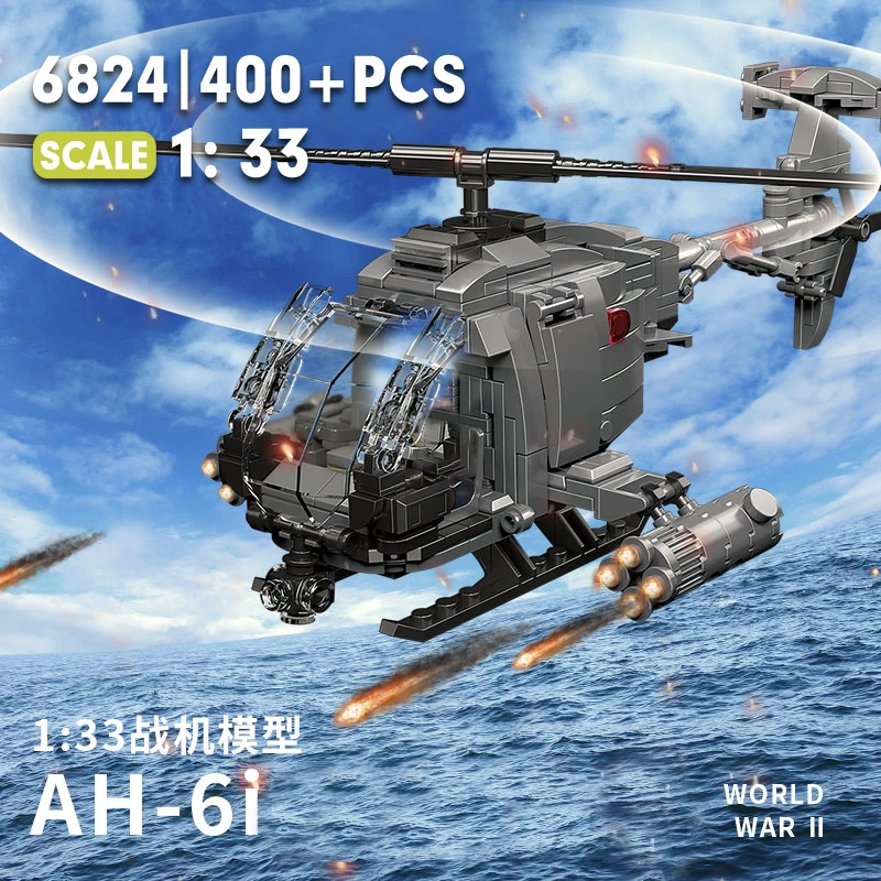 Diy Military  AH-6i Helicopter - Hand Plane Block review and price