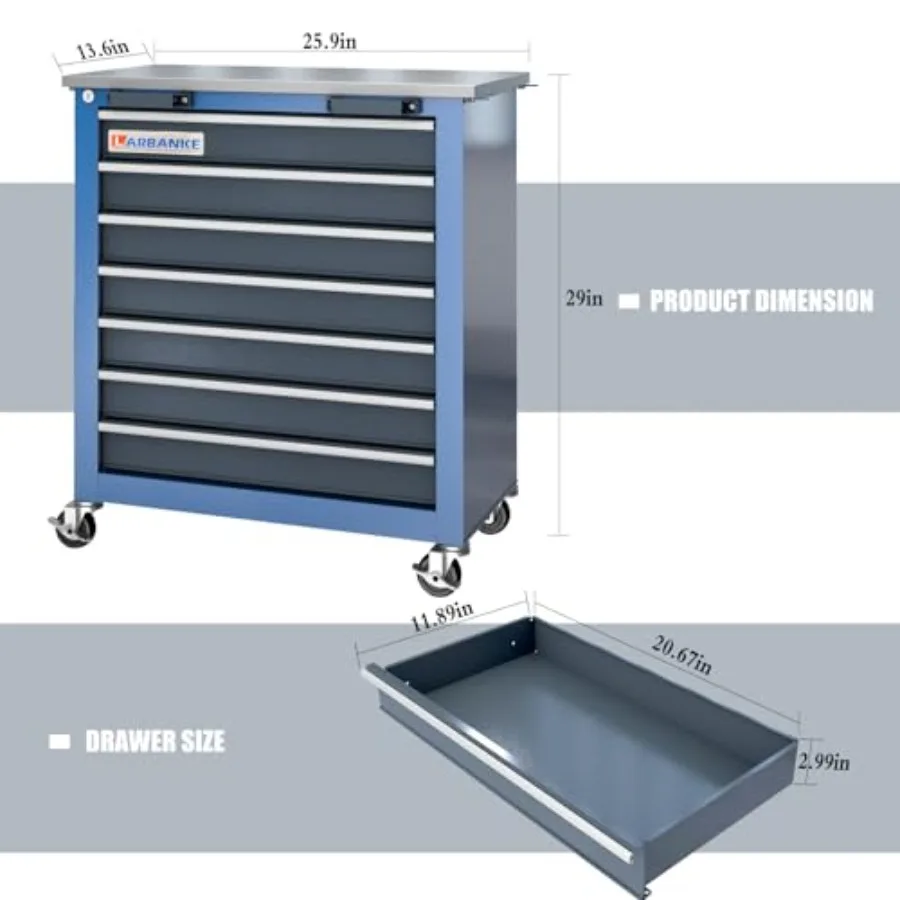 Rolling Tool Chest for Worksho - Tools Use In The Workshop review and price