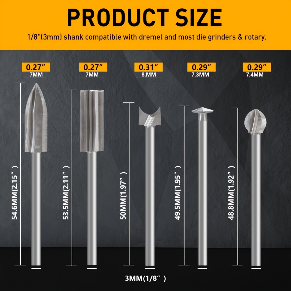 11PCS HSS Engraving Drill Bits - Chisel Set Wood review and price