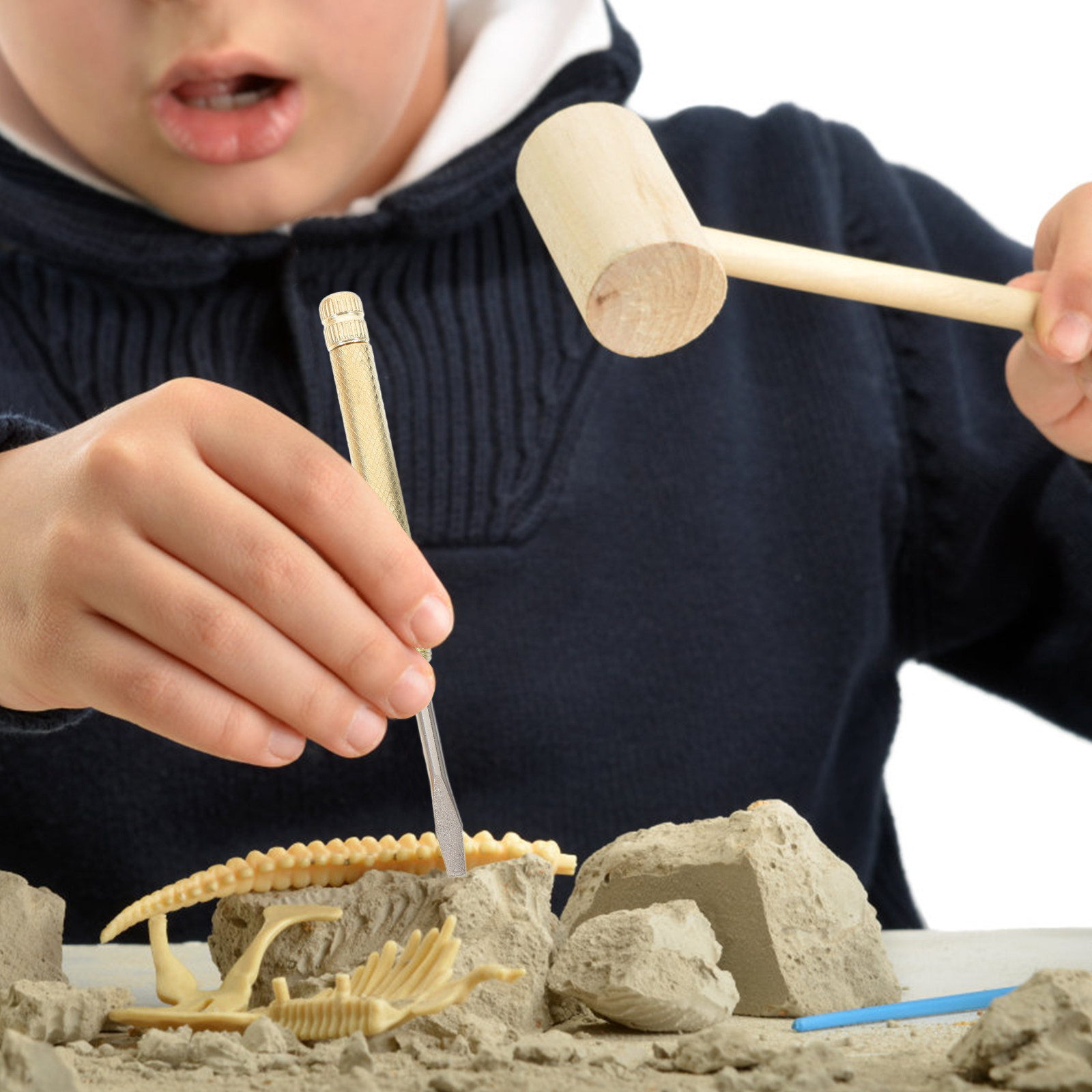 1Set Kid Excavation Tool Set S - Chisel Set Wood review and price